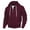 Wine, variant on Mens Hoodies Casual Half-Zip Hoodie Sweatshirt Soft Fleece Pullover With Adjustable Drawstring Lightweight Fall Winter Warm Outerwear,Size M-3XL