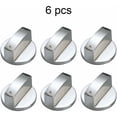 thumbnail image 5 of 6 Piezas Perillas de Control Universales de Metal Perillas de Estufa de Gas Perilla de Encimera Perillas de Control de Estufa de Cocina de Gas para Cocina 6mm, 5 of 5