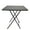 Black, variant on Qiuikloi Portable Folding Square Dining Table, 23” Small Foldale Table Dining Table Indoor Outdoor for Small Spaces,Rental House, Small Square Table, Black Folding Table