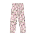 thumbnail image 5 of Xecao Daisies Flowers Men's Straight Lounge Pajama Pants: The Ultimate in Comfortable Sleepwear, 5 of 9