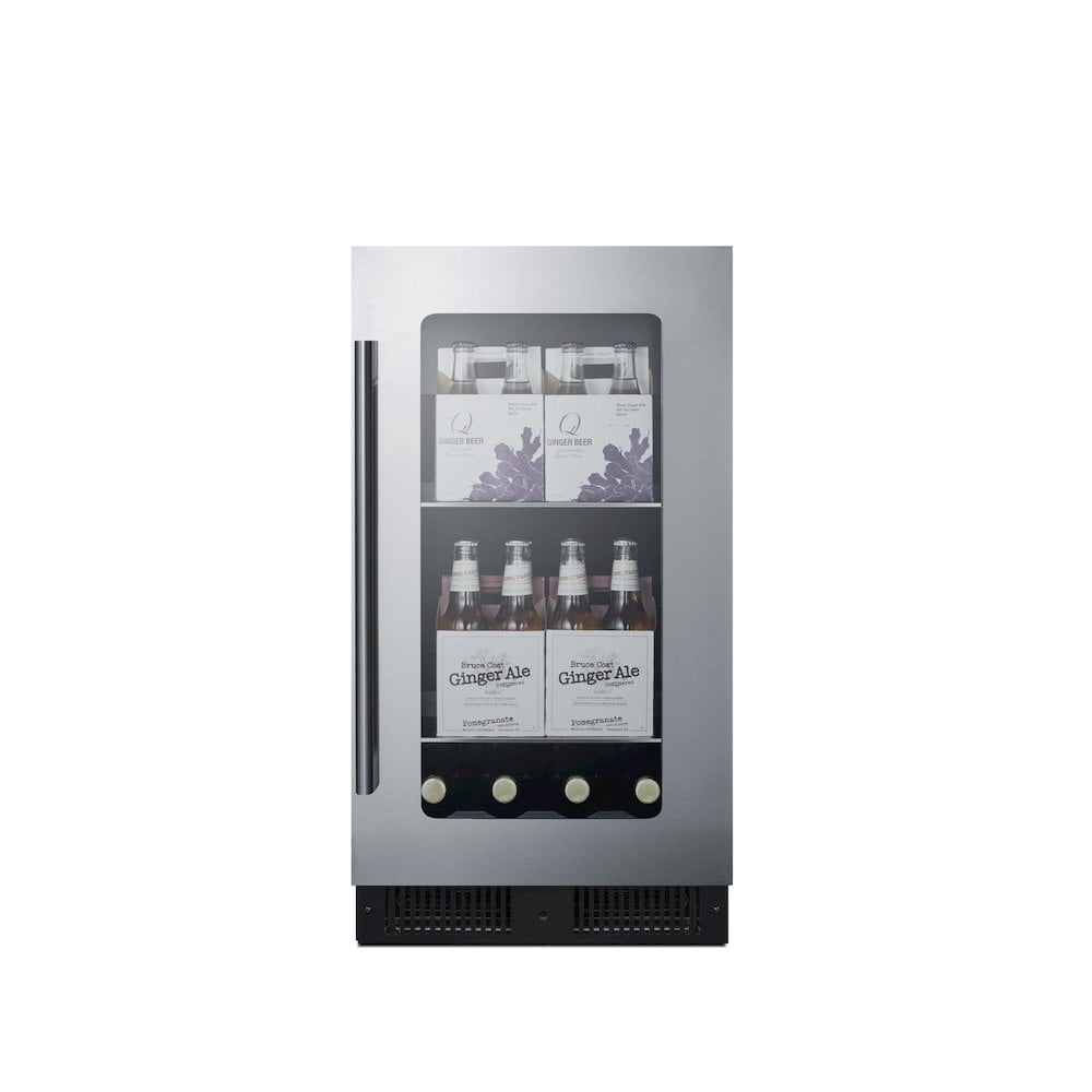 Summit Cl181wbv 18 Inches Wide 2.9 Cu. Ft. Built-In Or Free Standing Wine And Beverage Cooler -
