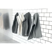 Thyme & Table Kitchen Towels, Gray and White, 4 Pack Set