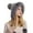 642_Grey, variant on Women's Bomber Hats Women'S Pullover Hat With Three Balls Outdoor Thickening Plus Velvet Cold And Warm Pure Color Knitted Hat, Women's Accessories Bomber Hats