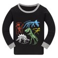 thumbnail image 5 of WIBACKER 1-10 Year Boys' 2-Piece Pajamas Set Long Sleeve Sleepwear Pjs 100% Cotton For Kids and Toddler Boys - Dinosaur, 5 of 5