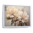 thumbnail image 2 of Designart "Understated Floral Elegance" Rhododendron Floater Framed Canvas Wall Art, 2 of 5