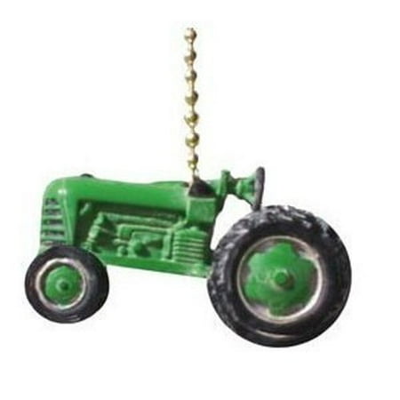 Green Agricultural Farm Tractor Ceiling Fan Light Pull