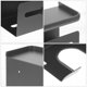 thumbnail image 3 of IFANLANDOR Wall Hair Dryer Holder Negro De Acero Para Almacenamiento Y Organización En Moderno, 3 of 8