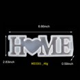 thumbnail image 4 of Moule Alphabet Design Familial Moule Époxy Moule à Lancer pour Décoration de Bureau, 4 of 5