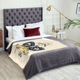 thumbnail image 5 of XMXT Flannel Warm Throw Blanket, Flat Eyes Butterfly Bedroom Decor Blankets for Bed Couch Living Room, 50 x 70 inches, 5 of 9