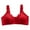 Red, variant on Darzheoy Wire-Free Bra for Women Solid Color Fashion Bowknot Comfortable Hollow Out Bra Underwear No Rims Sexy Bras for Women 42/95BC