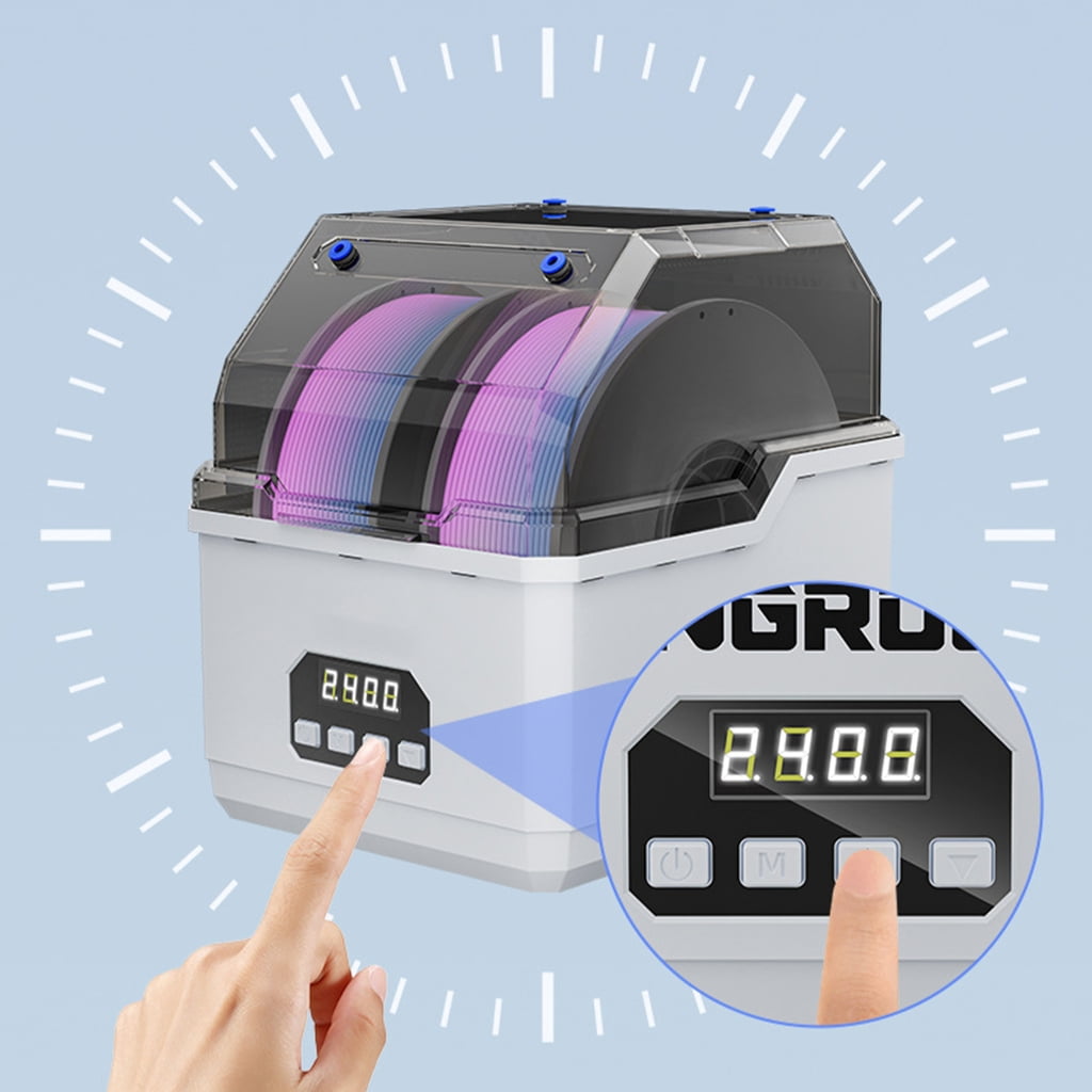 PatungKu Smartests PID Temperature Control 3D Printer Dryer 48H Continuous Operation Oleds Display