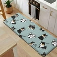 thumbnail image 5 of Black Corgi Kitchen Rug Mat,Kitchen Runner Rugs Non Skid Washable,Decorative Kitchen Floor Mats for Kitchen,Sink,Laundry,17"x47.2", 5 of 7