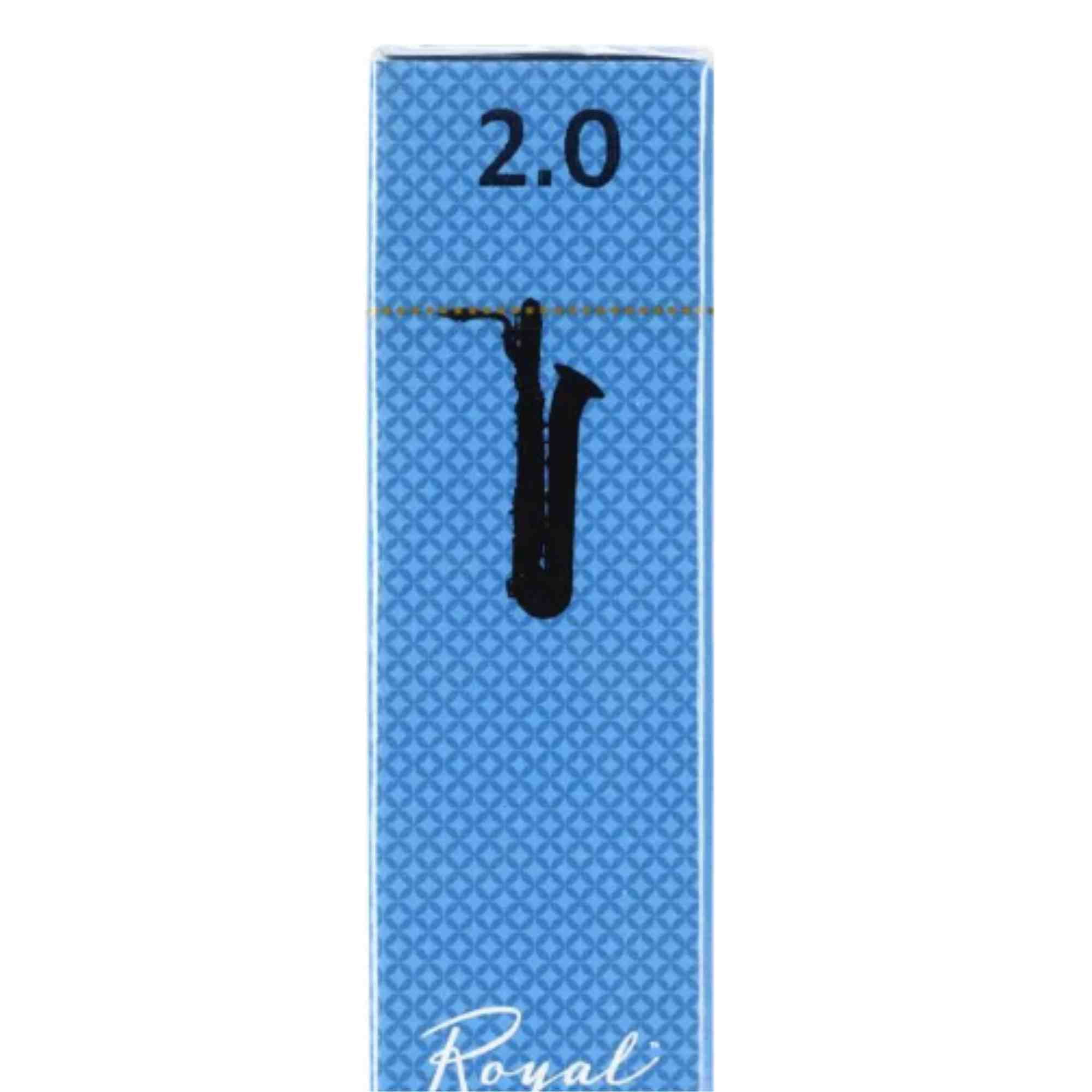 Rico Royal Baritone Saxophone Reeds, Box of 10 Strength 2
