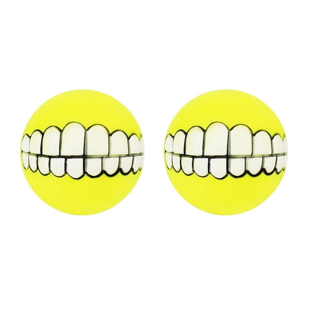 2 Paquetes De Pelotas De Juguetes Para Perros De 9 Cm Juguete Resistente Casi Masticadores Agresivos