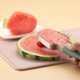 thumbnail image 4 of Ounissouiy 3x herramienta cortadora de frutas de acero inoxidable fácil de limpiar Mango antideslizante cortador de molino de viento de sandía Cocina y Comedor blanco, 4 of 6