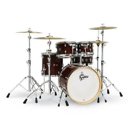 Gretsch Import Catalina Maple Shell Pack for Drum - 20-10-12-14-14SN, Walnut Glaze - 5 Piece