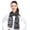 Black, variant on CBC Crown Women's Lightweight Music Notes Theme Silk Feeling 13" x 60" Fashion Novelty Scarf