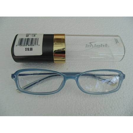 Reading Glasses Blue Ice Frame +1.75, Insight Readers By Insight From USA