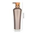 thumbnail image 3 of Dispensador de jabón líquido de plástico para manos – Bomba recargable para gel de ducha, ideal para baño y encimera de cocina – Envase para jabón líquido no corrosivo, 3 of 6