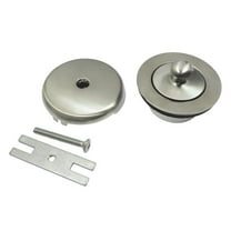Kingston Brass  Lift & Turn Tub Drain Kit Satin Nickel