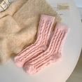 thumbnail image 3 of hotojiny Women's Fuzzy Socks Cozy Fluffy Soft Boot Socks per Socks Fall Gifts Winter Warm Plush Comfort Crew Socks, 3 of 7