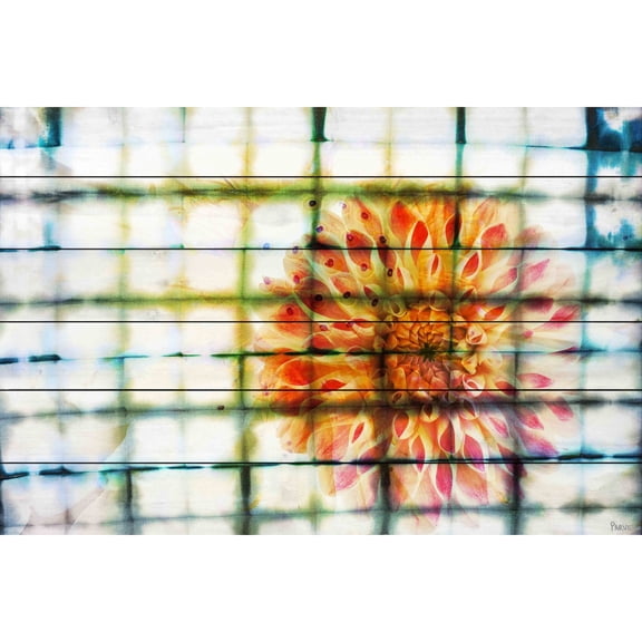 Peacock by Parvez Taj Painting Print on White Wood