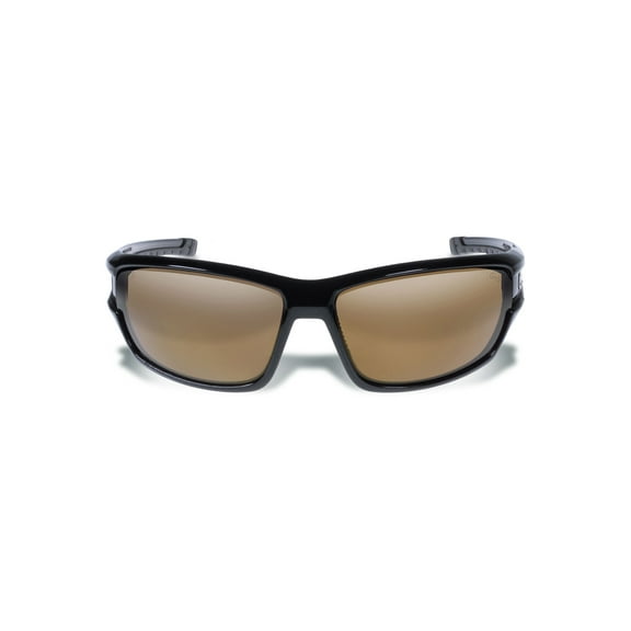 Gargoyles Unisex Rectangle Wrap Pro Hero Shiny Black Sunglass