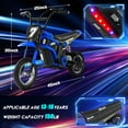 thumbnail image 5 of 24V Dirt Bike,Neche 250W Electric Powered Motorcycle,Ride on Dirt Rocket with Shock Absorption Suspension for Kids Age 13+,Blue, 5 of 10