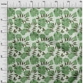 thumbnail image 3 of oneOone Rayon Green Fabric Floral Retro Craft Projects Decor Fabric Printed By The Yard 56 Inch Wide, 3 of 5