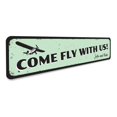 thumbnail image 3 of Airplane Novelty Sign, Metal Wall Decor - 4x18 inches, 3 of 4