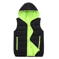 thumbnail image 4 of Chaleco de primavera y otoño para hombre, chaqueta sin mangas a la moda, cálido, con capucha, chalecos de invierno ligeros, gran oferta, chalecos de trabajo para hombre 2024, 4 of 5