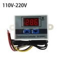 thumbnail image 2 of Matsuzay Control de refrigeración 12V pantalla LED controlador de temperatura incubadora de huevos termostato regulador de humedad 10A 120/240/1500W Electrónica 110V-220V, 2 of 6