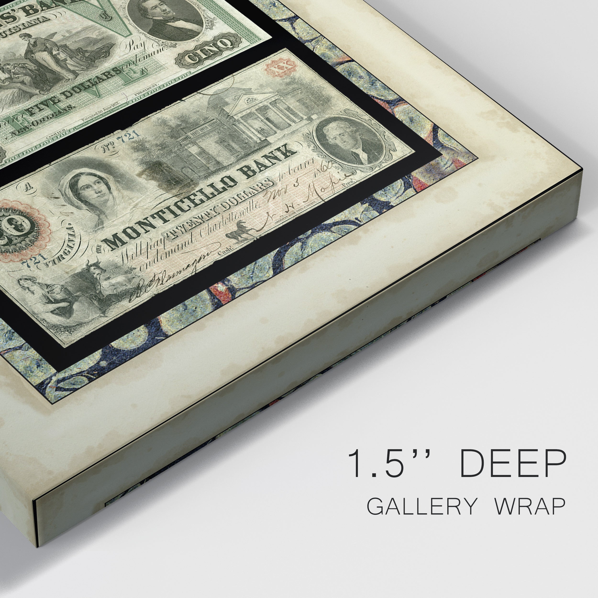 Money Money Money IV Premium Gallery Wrapped Canvas - Ready to Hang