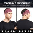 thumbnail image 4 of style3 Diadema para correr, diadema deportiva con banda para el sudor para correr, ciclismo, baloncesto, yoga, 4 of 5