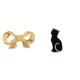thumbnail image 1 of Asa de mueble,Tirador de latón con forma de lazo para muebles o armario,Tirador de puerta de armario con forma de arco,tirador de cajón de cocina,Figura de escritorio,Estatua de gato,linda, 1 of 8