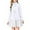 White, variant on Girls Long Sleeve Blouse Ruffle Trim Dress Shirt for School Performance and Everyday Wear Size:15-16 Years