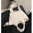 thumbnail image 7 of Kukuzhu Canvas Tote Handbag for Women Small Crossbody Bag Cute Shoulder Bag Casual Satchel Bag Mini Hobo Messenger Bag, 7 of 7