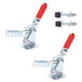 thumbnail image 2 of Welding Toggle Clamp Toggle Clamp Quick Release Hand Tool Clamp Pressure Hardware 2Pcs Welding Toggle Clamp Horizontal Fixture Elbow Compressor Quick Release Hand Tool GH-102-B, 2 of 8