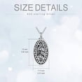 thumbnail image 5 of Personalized Custom Birth Flower Urn Necklace for Ashes S925 Sterling Silver 12 Month Pendant Cremation Jewelry for Ashes with w/Funnel Filler Memorial Keepsake Jewelry for Women, 5 of 6