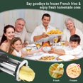 thumbnail image 2 of Electric French Fry Cutter, Professional Commercial Automatic French Fry Cutter Stainless Steel with 1/2 & 3/8 Inch Blade, Vegetable Cutter, Electric, 2 of 6