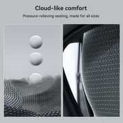 SIHOO Doro C300 Pro Ergonomic Chair Dual Seat Back Support Wide Deep Seat Computer Chair with Dynamic Lumbar Support-Black