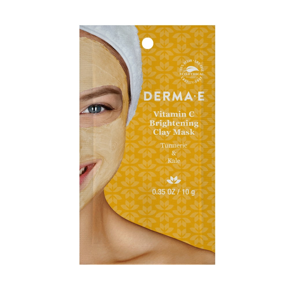 Derma E Derma E Vitamin C Brightening Clay Single Use Face Mask Foil