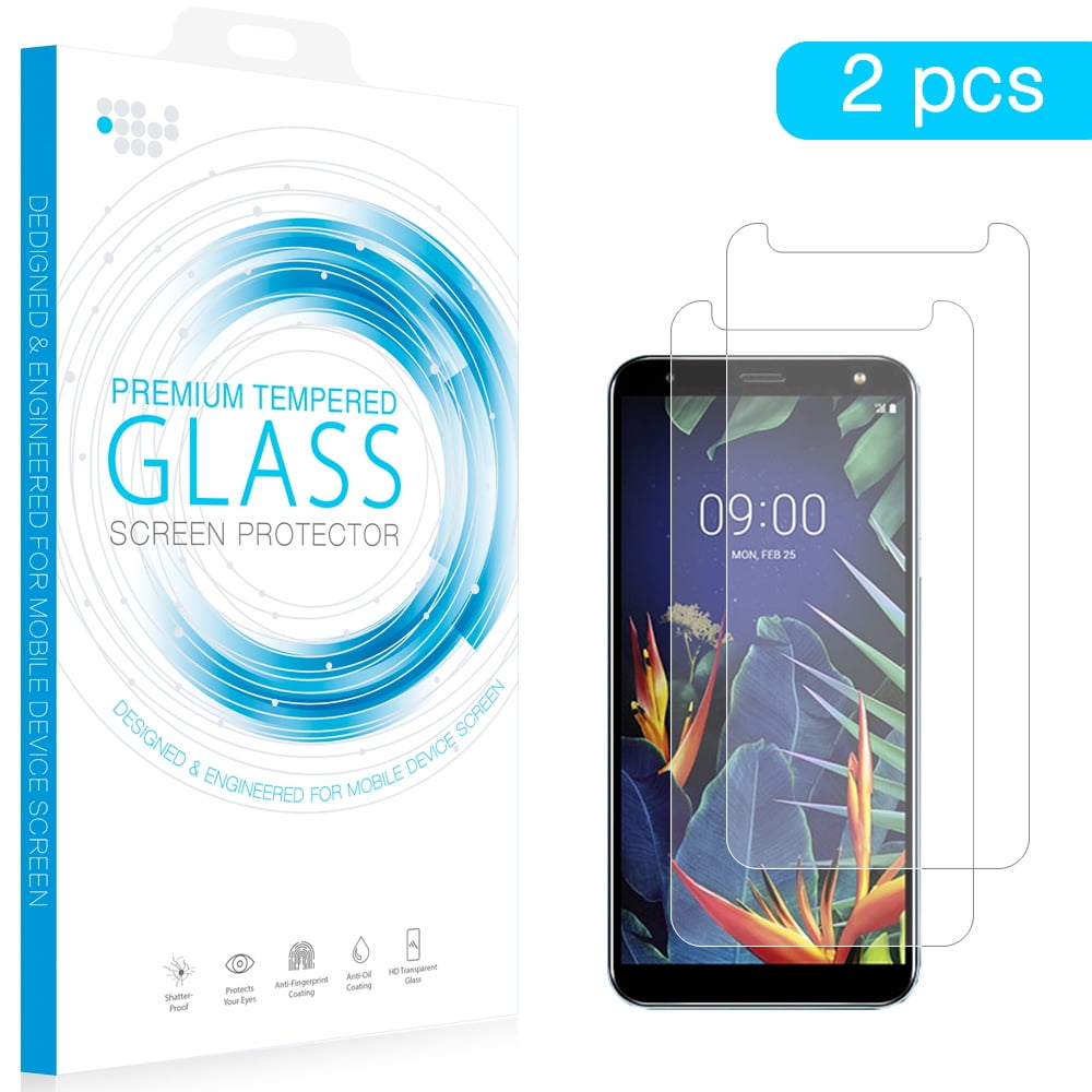 Tempered Glass Screen Protector Easy Bubble-Free Installation HD Ultra Clear shatterproof with 9H Hardness and Anti Fingerprint Oleo-phobic Coating For Samsung Galaxy J6 2018 Galaxy J6 2 PACK