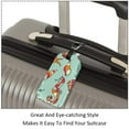 thumbnail image 3 of Square 2Pack PU Leather Seahorse-1768788 Cruise Luggage Tag with Privacy Cover and Name ID Tag for Travel Handbags Backpacks Luggage Tags, 3 of 6