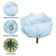 Uxcell Artificielle Fleur Tête Fausses Fleurs Têtes en Vrac Soie Pivoine Têtes Simulation Fleur Bleu Clair 15 Pcs – image 4 sur 6