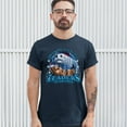 thumbnail image 3 of Tee Hunt Leaders of The Pack T-Shirt Mount Rushmore 4th of July Freedom Men's Tee, Navy Blue, Large, 3 of 5