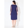 thumbnail image 4 of Catherines Women's Plus Size Ponte Knit Pencil Dress, 4 of 4