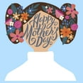 thumbnail image 2 of Men's Star Wars Princess Leia Abstract Happy Mother's Day Graphic Tee Light Blue 2X Large, 2 of 4