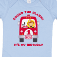 thumbnail image 4 of Inktastic Fire Truck 1st Birthday Boy Boys Baby Bodysuit, 4 of 5