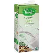 (12 pack) (12 pack) Pacific Foods Organic Oat Non-Dairy Vanilla Beverage, 32 fl oz